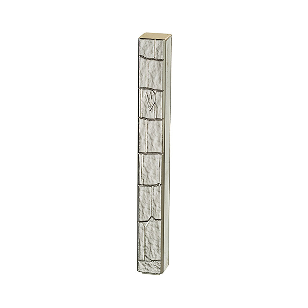 ART Judaica Plastic Mezuzah with Rubber Cork 15 cm with The Letter Shin