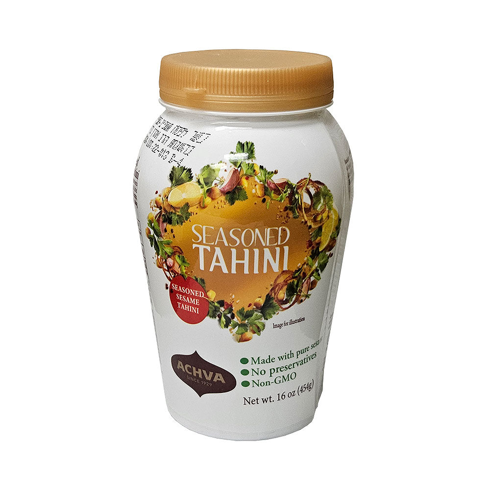 Achva Seasoned Tahini 16 oz