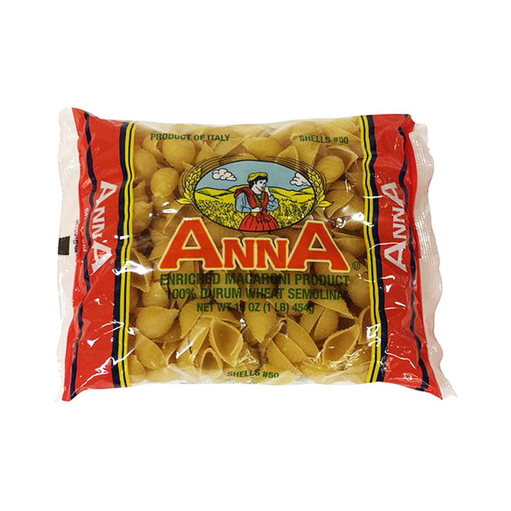 Anna Shells Pasta No 50 16 oz