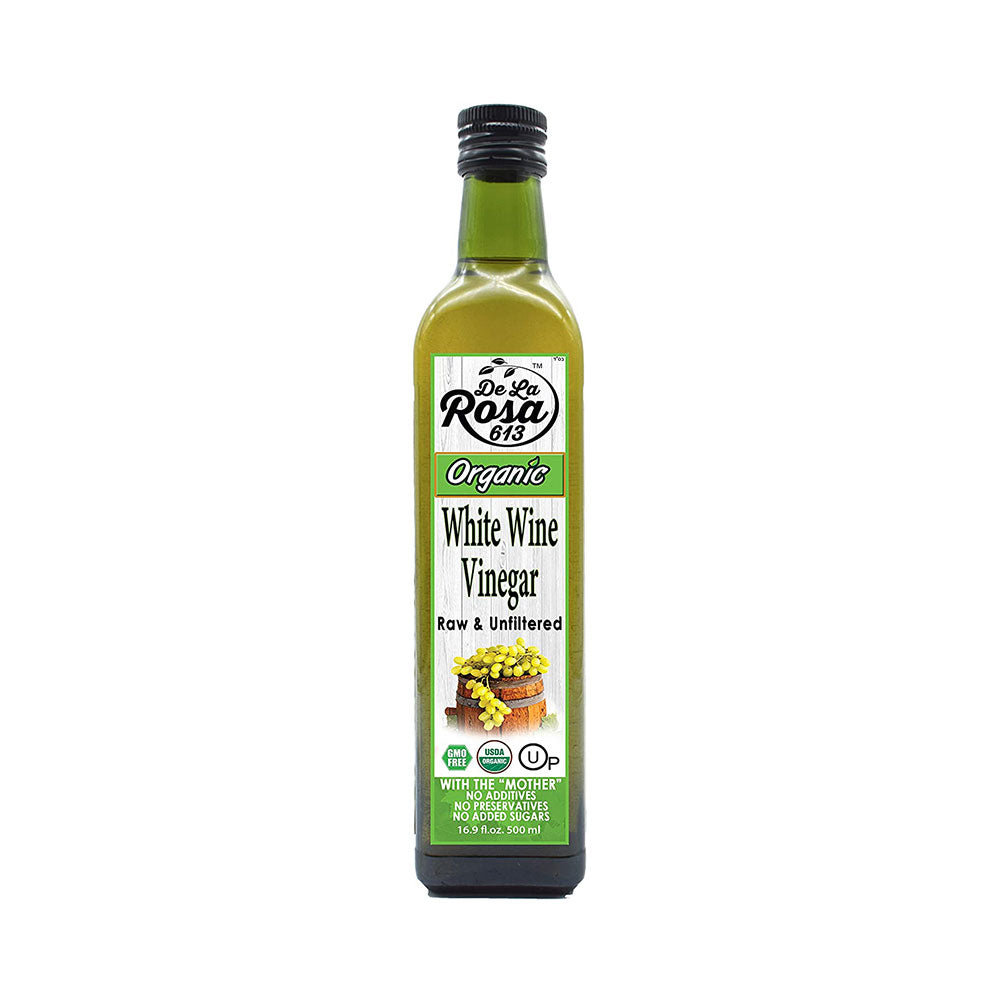 De La Rosa Organic White Wine Vinegar 500 ml