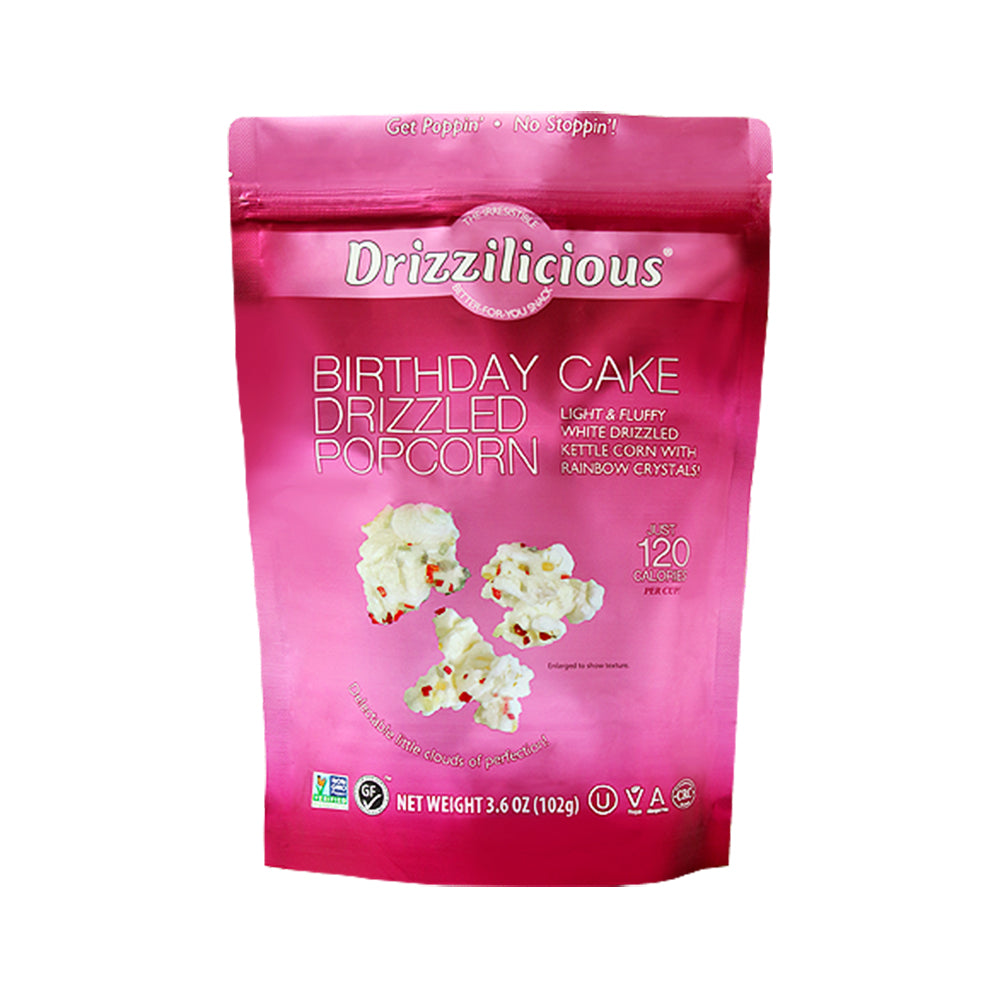 Drizzilicious Birthday Cake Drizzled Popcorn 3.6 oz