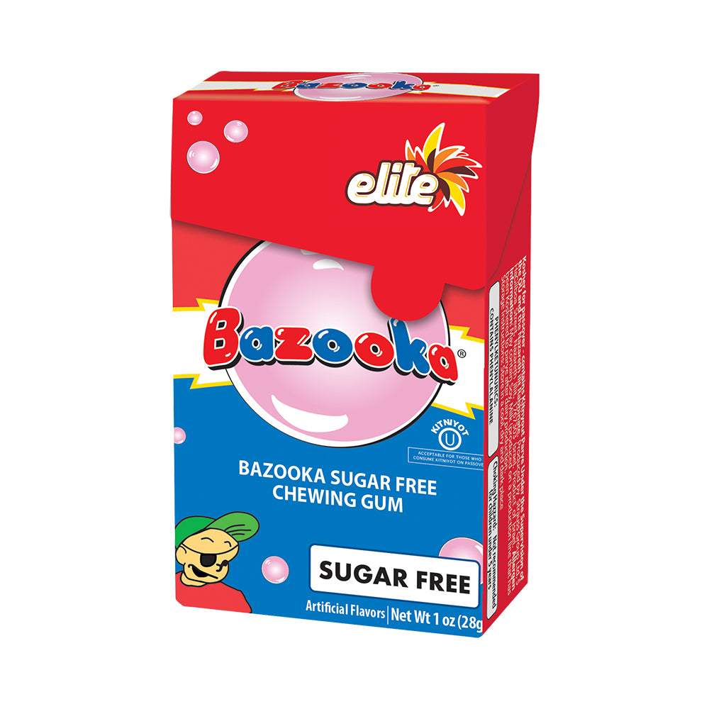 Elite Bazooka Sugar Free Gum 1 oz