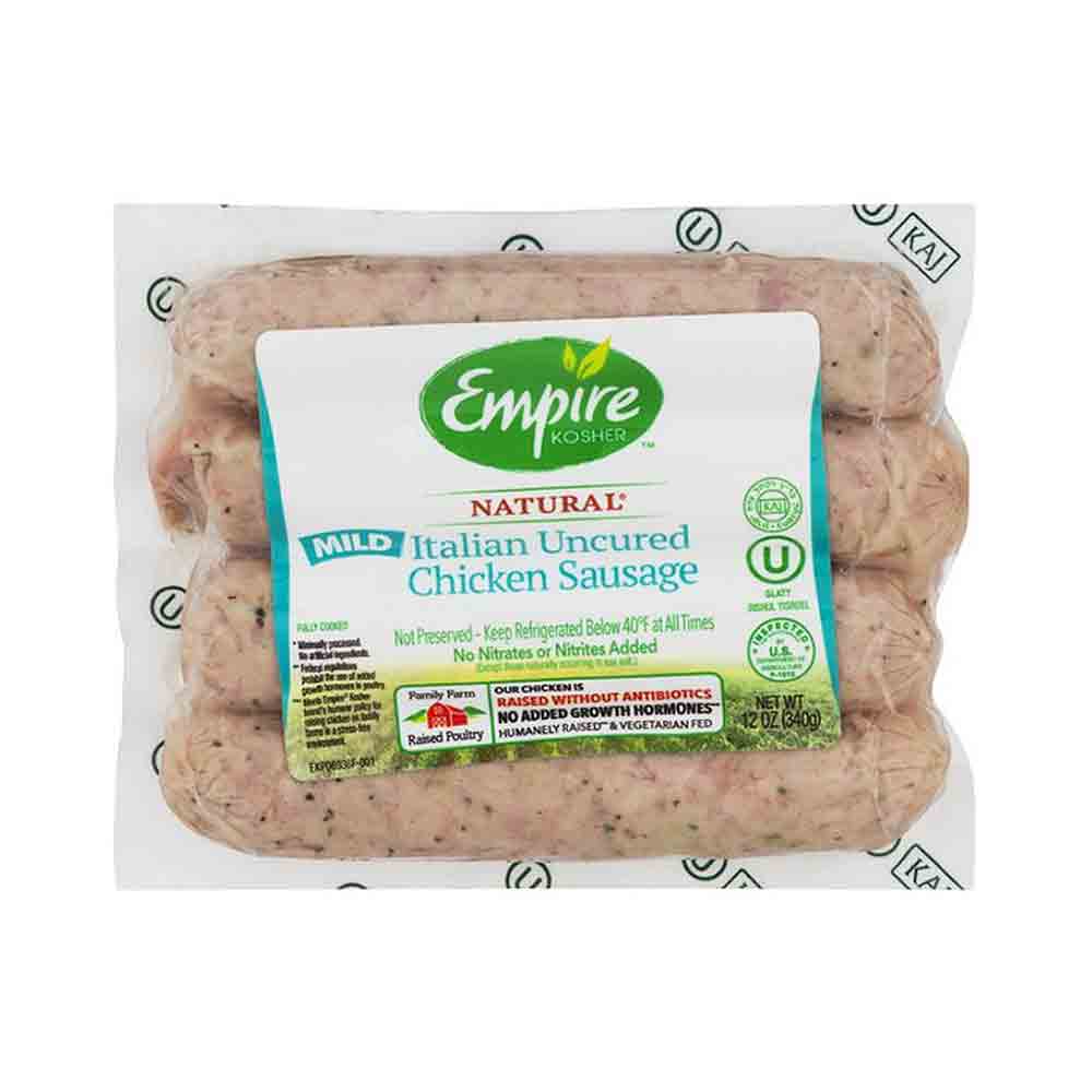 Empire Mild Italian Uncured Chicken Sausage 12 oz