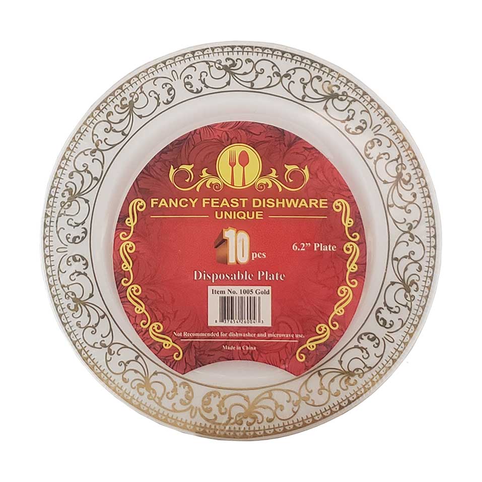 Fancy Feast Dishware Unique 10 Disposable Plate