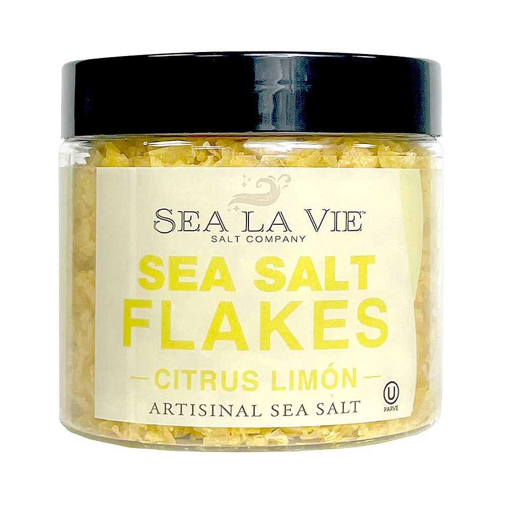 Galil Sea La Vie Sea Salt Flakes Citrus Limon 3.5 oz