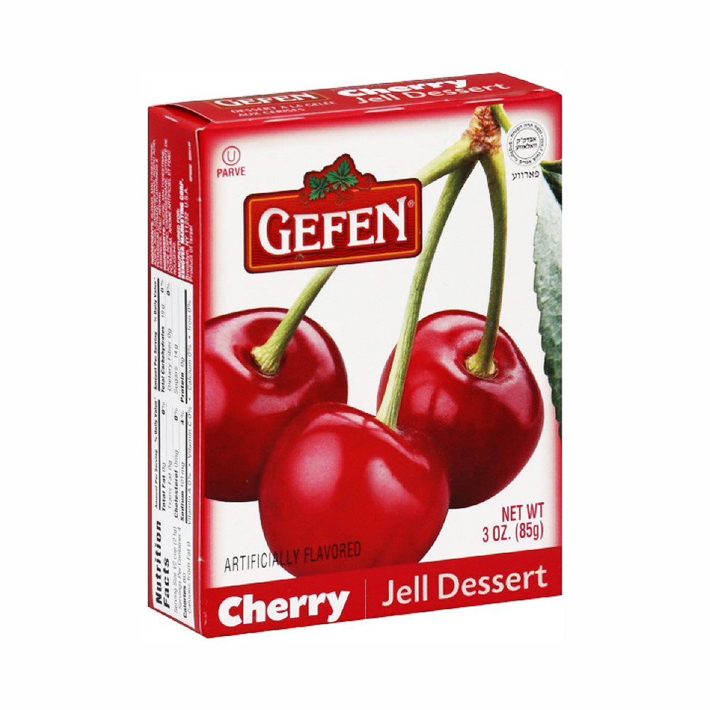Gefen Cherry Jello Dessert 3 oz