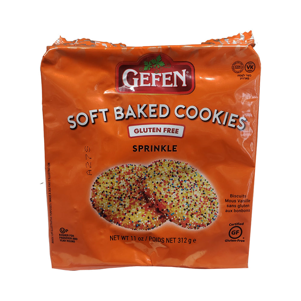 Gefe Soft Baked Gluten Free Vanilla With Sprinkles Cookies 11 oz