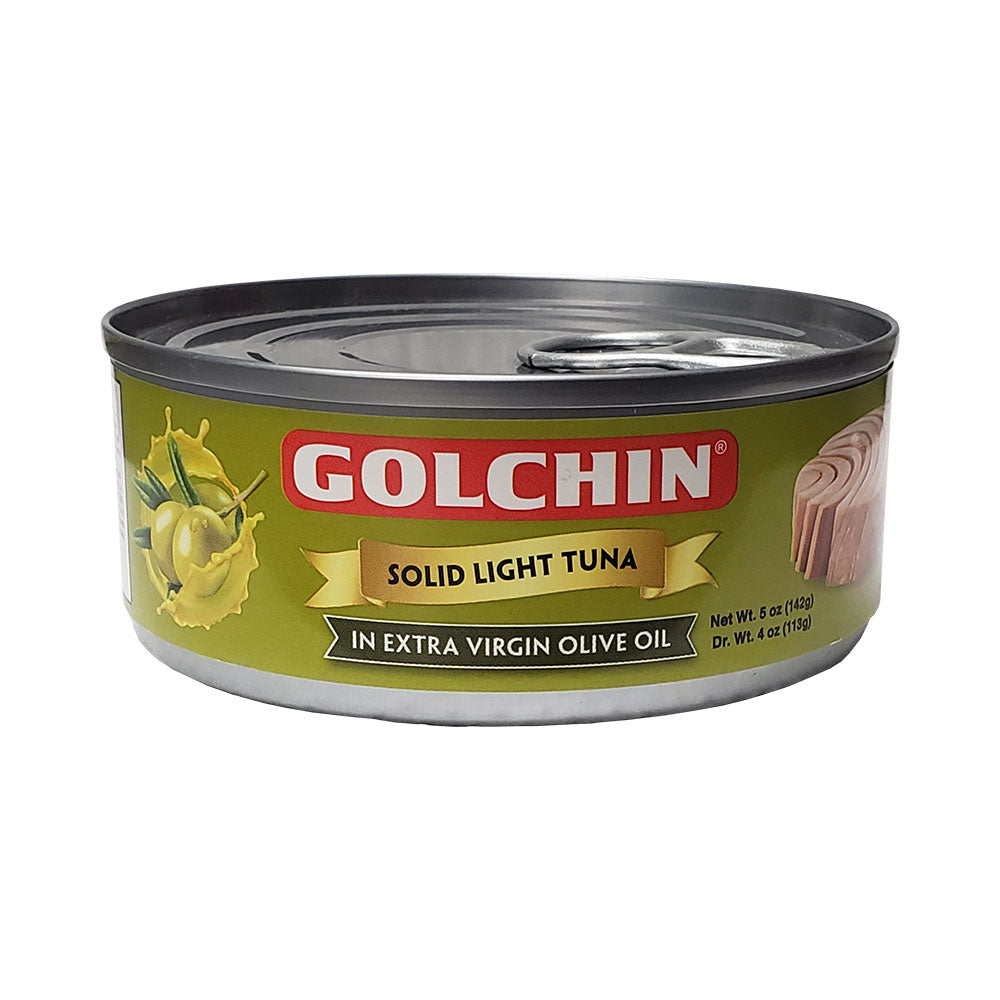 Golchin Solid Light Tuna In Extra Virgin Olive Oil 5 oz
