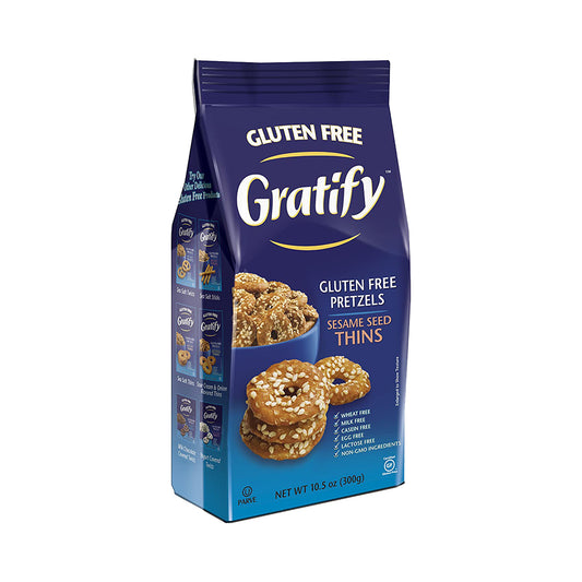 Grafity Gluten Free Pretzels Sesame Thins 10.5 oz