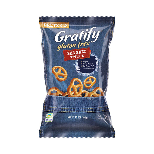 Gratify Gluten Free Sea Salt Twists 300 gr