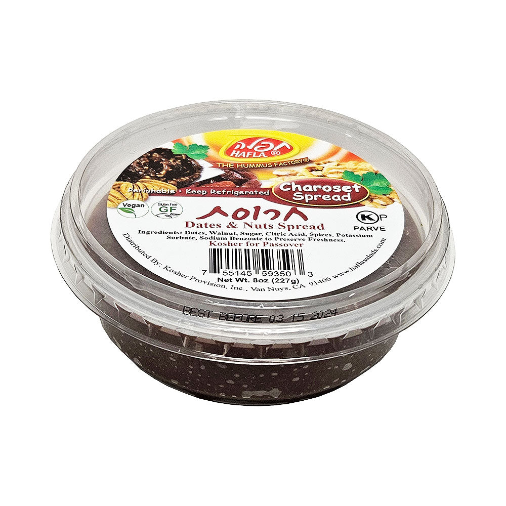 Hafla Charoset Dates & Nuts Spread 8 oz