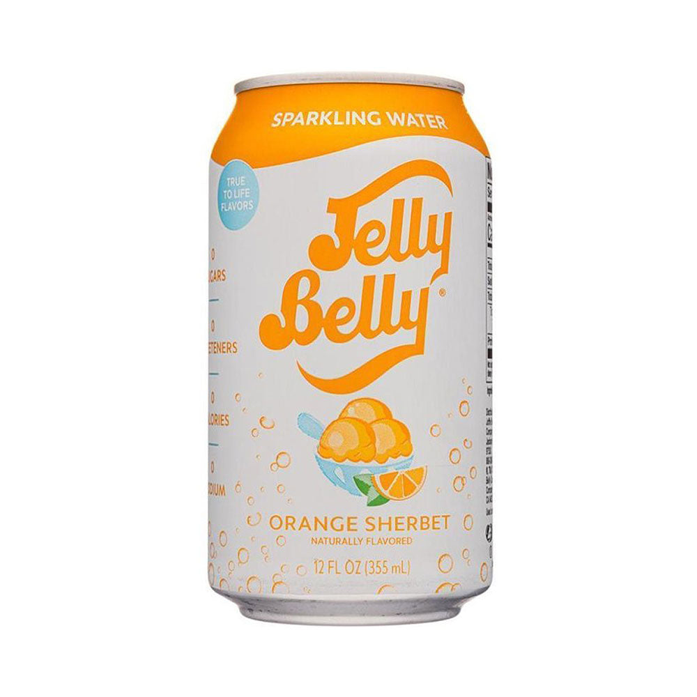 Jelly Belly Orange Sherbet Sparkling Water 12 oz