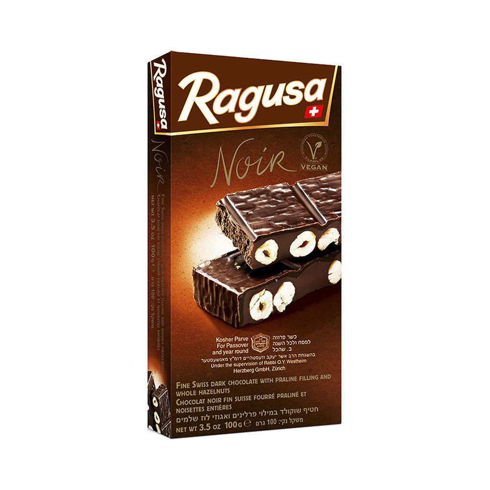 Ragusa Noir Fine Swiss Dark Chocolate Parve 3.5 oz