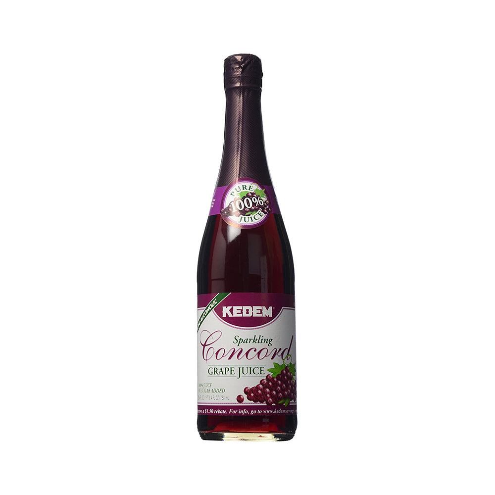 Kedem Sparkling Concord Grape Juice 25.4 oz