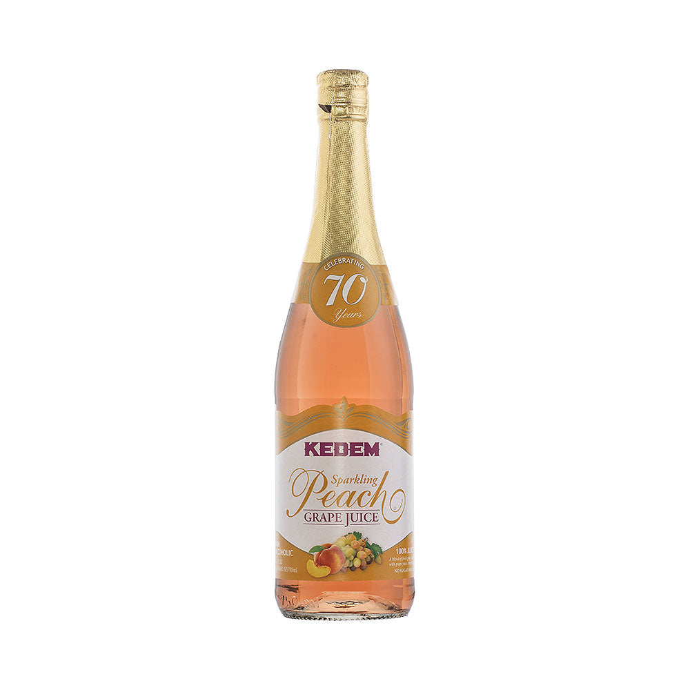 Kedem Peach Sparkling Juice 25.4 oz