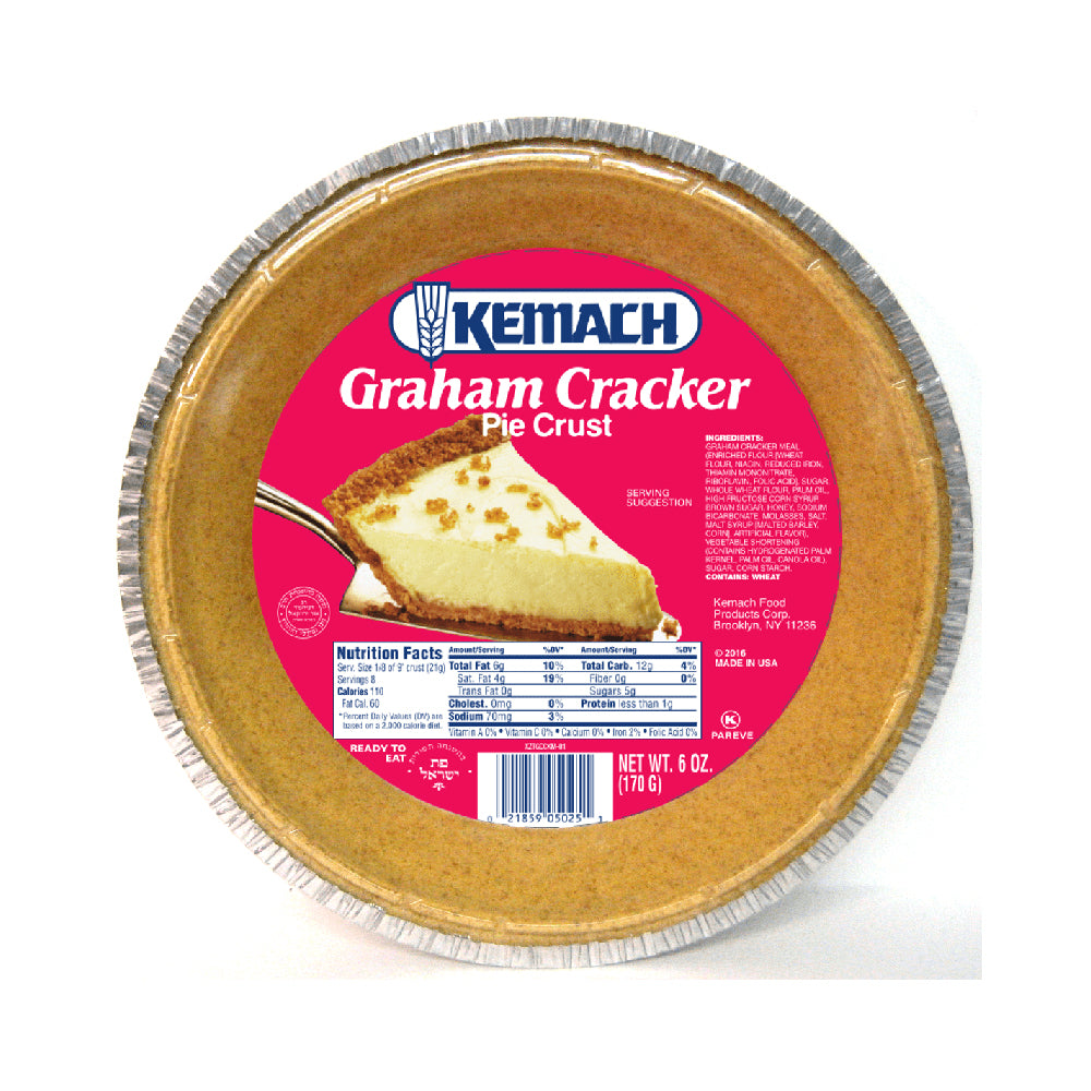 Kemach Graham Cracker Pie Crust 6 oz