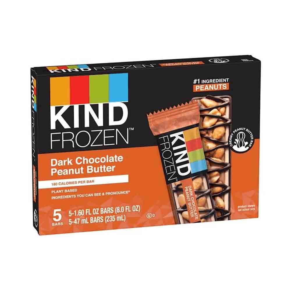 Kind Frozen 5 Dark Chocolate Peanut Butter Bars 8 oz
