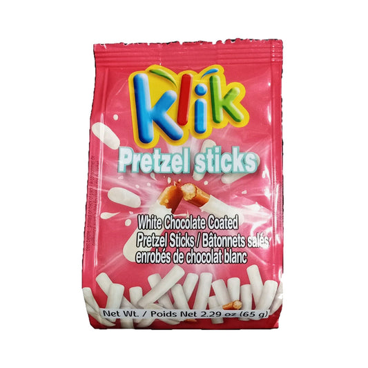 klik White Chocolate Coated Pretzel Sticks 2.29 oz