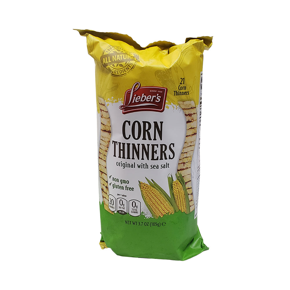 Lieber's corn Thinners Original With Sea Salt 3.7 oz