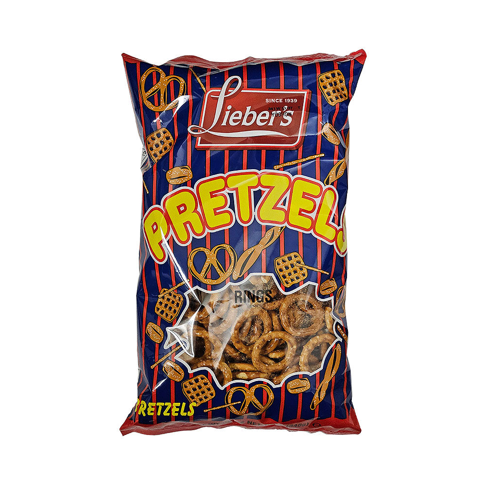 Lieber's Fat Free Pretzels Rings 12 oz