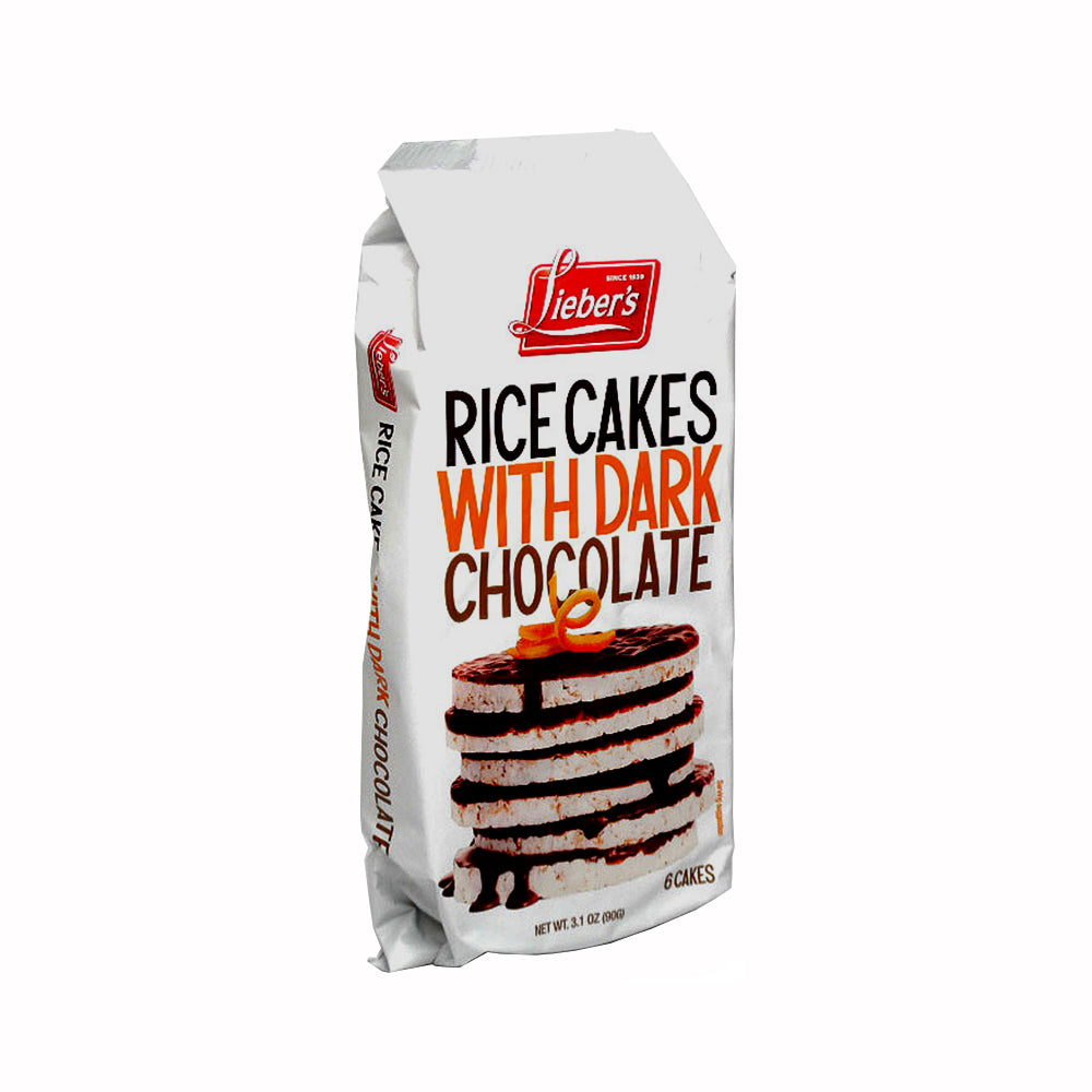 Lieber's Rice Cakes With Dark Chocolate 3.1 oz
