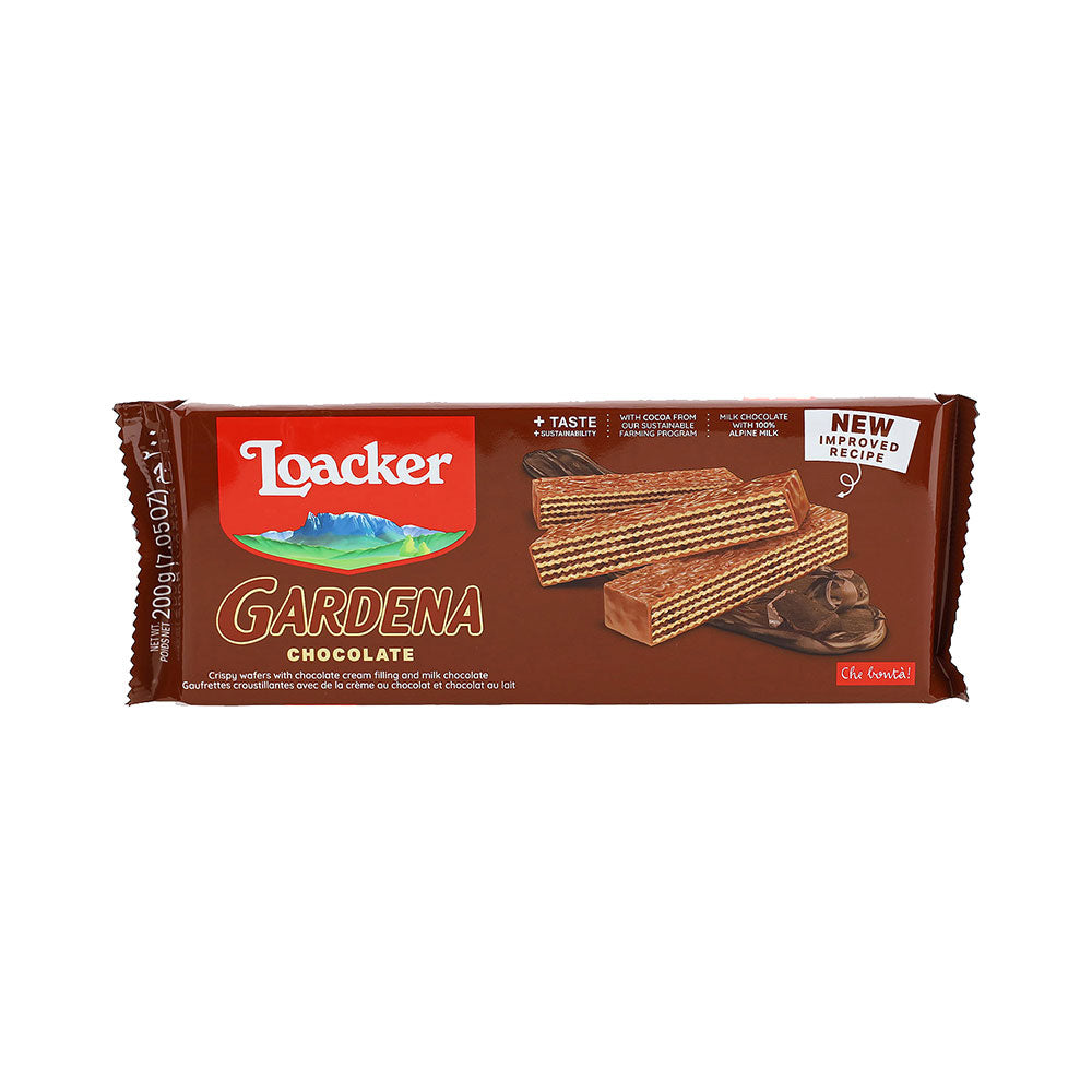 Loacker Gardena Chocolate Chocolate Coated Wafers 7.05 oz