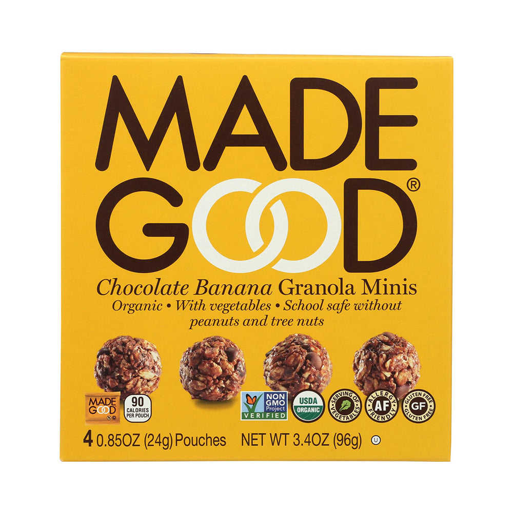Made Good Organic Chocolate Banana Granola Minis 3.4 oz