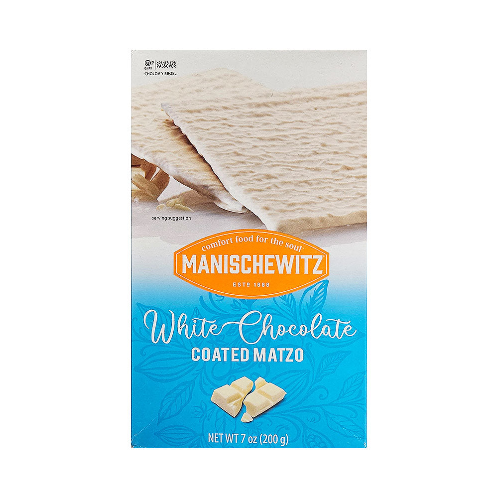 Manischewitz White Chocolate Coated Matzo 8 oz