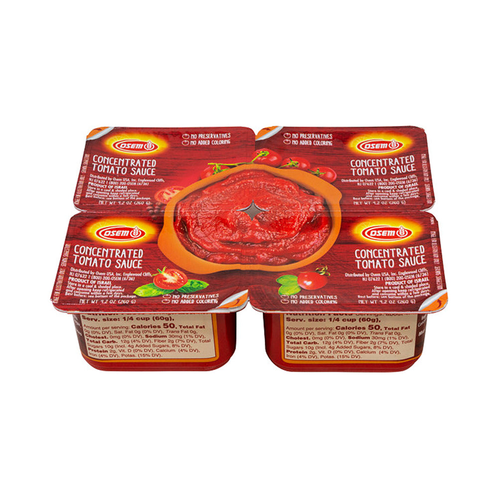 Osem Concentrated Tomato Sauce 4 x 9.2 oz