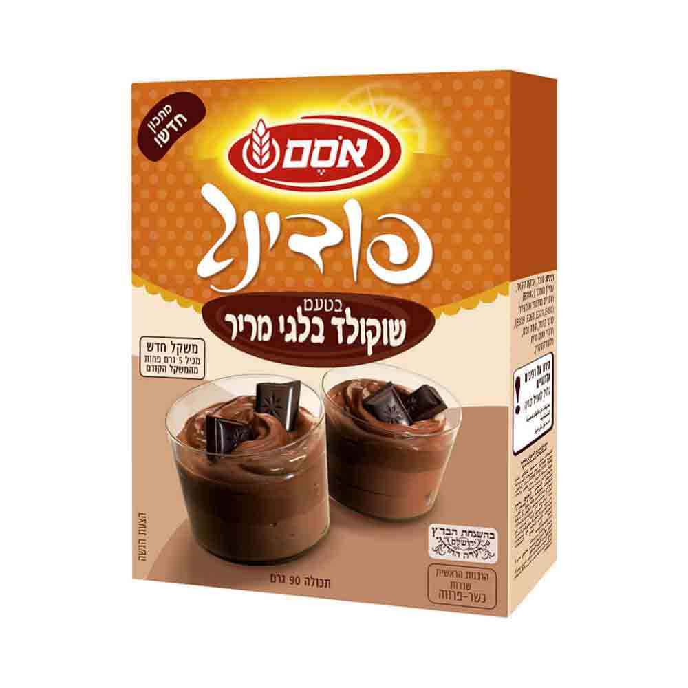 Osem Instant Belgian Dark Chocolate Pudding Mix 3.15 oz
