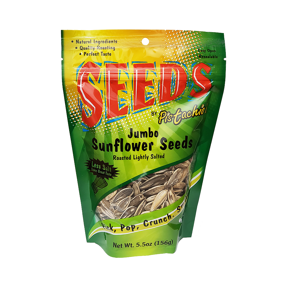 Pistachio Jumbo Sunflower Seeds Roasted Lightly Salted 5.5oz