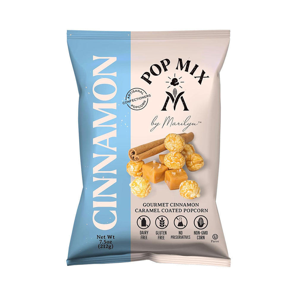 Pop Mix By Marilyn Gourmet Cinnamon Caramel Coated Popcorn 7.5 oz