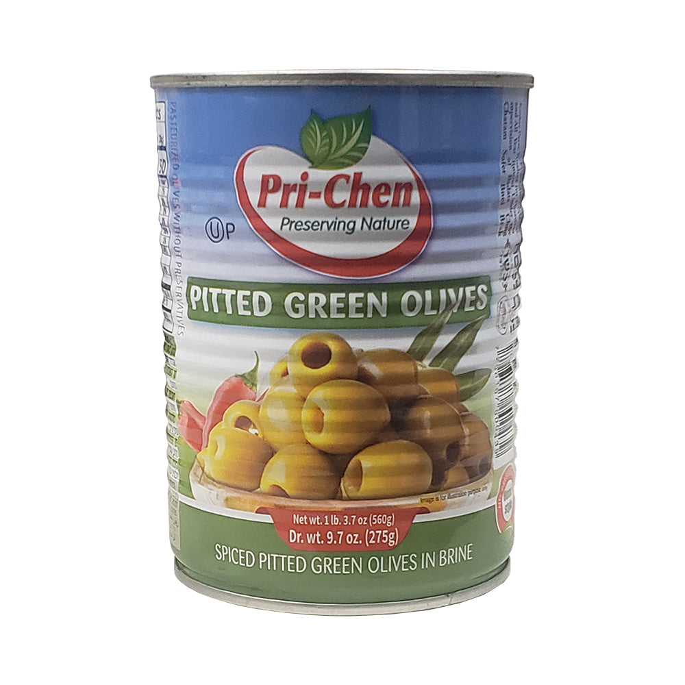 Pri-Chen Green Pitted Olives 560 gr.