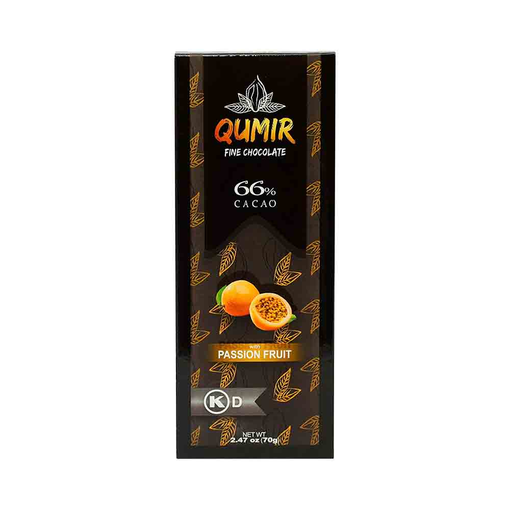 Oumir Dark Chocolate Bar With Passion Fruit 2.47 oz