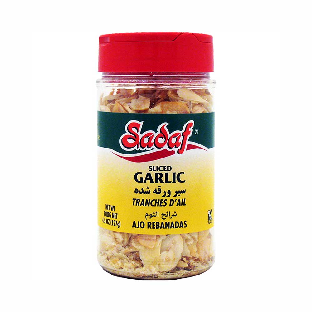 Sadaf Sliced Garlic 4.5 oz