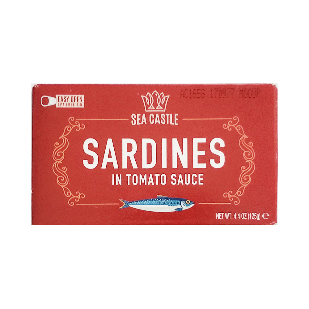 Sea Castle Sardines In Tomato Sauce 4.4 oz