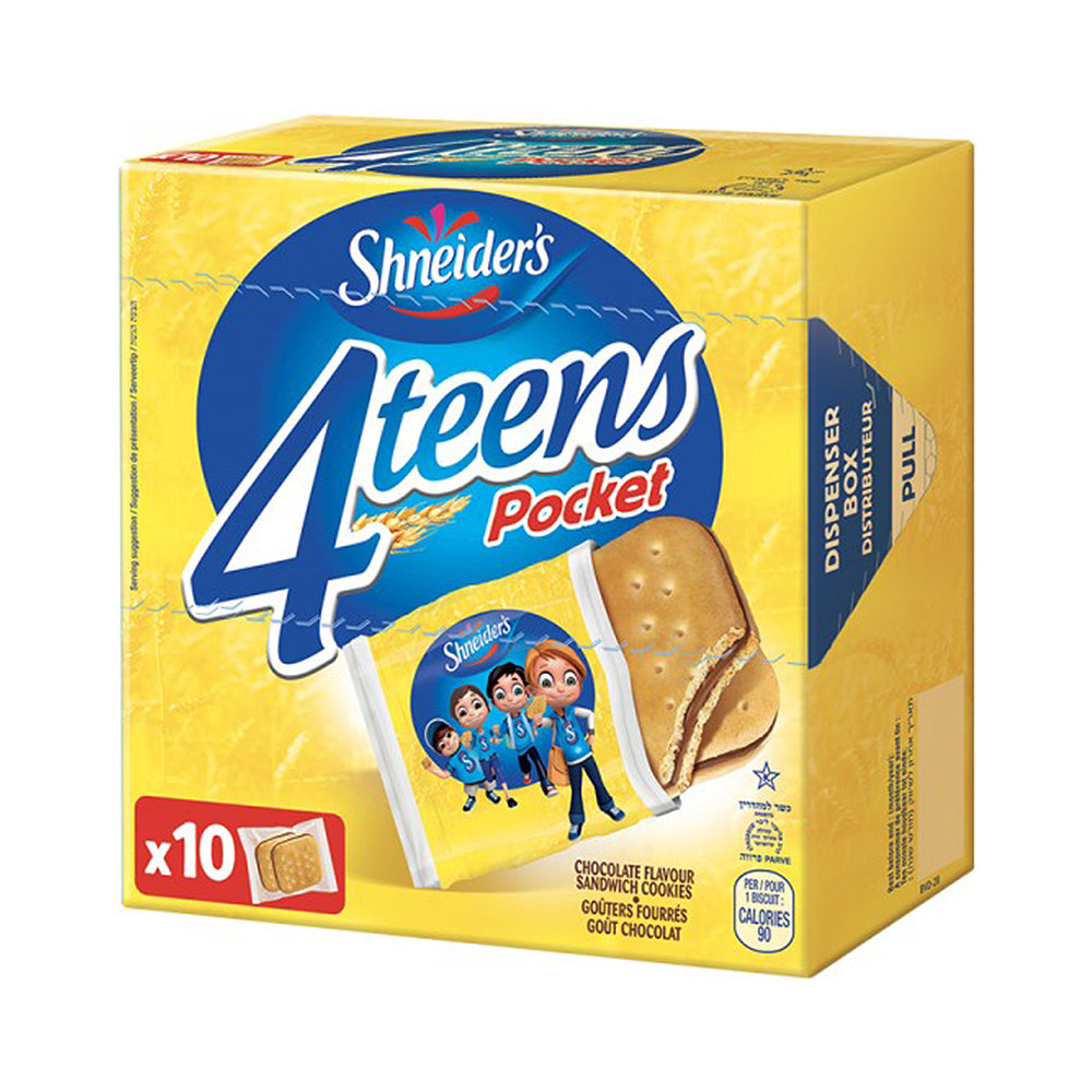 Shneider's 4teens Pocket Chocolate Flavor Sandwich Cookies 13.22 oz