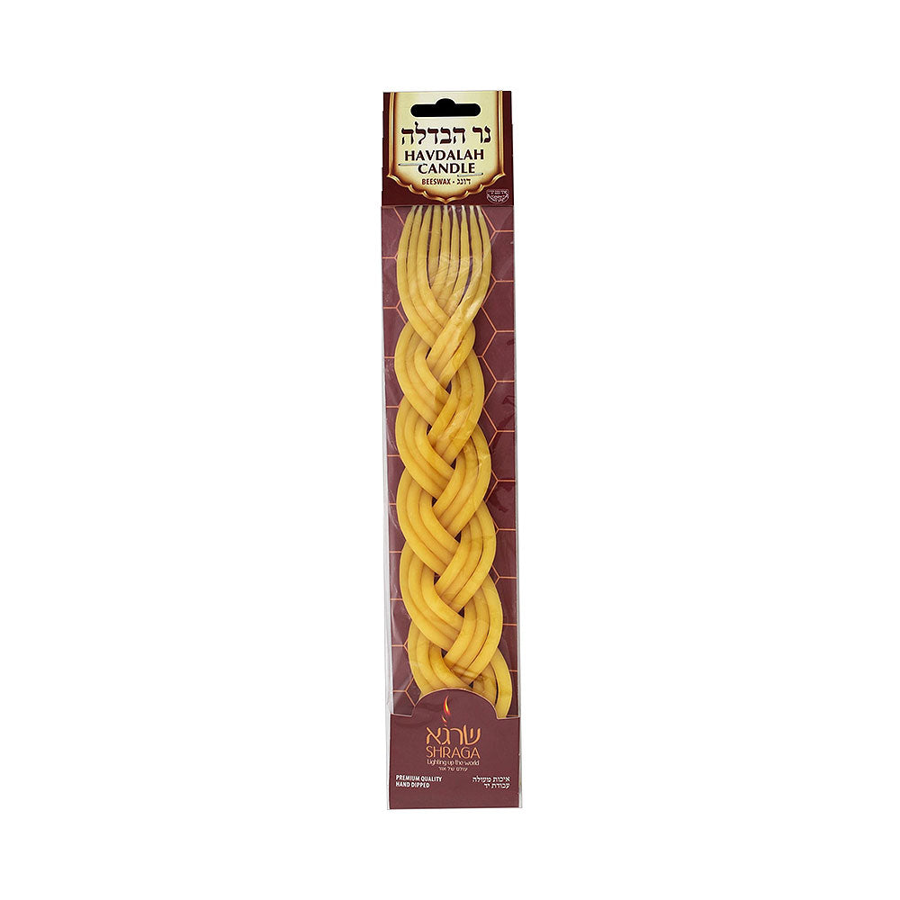 Shraga Havdalah Beeswax Candle