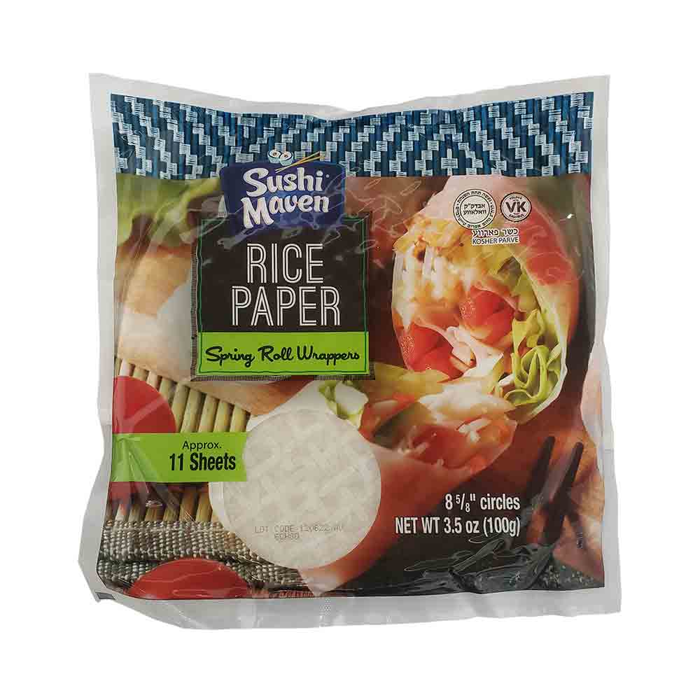 Sushi Maven Rice Paper Spring Roll Wrappers 3.5 oz