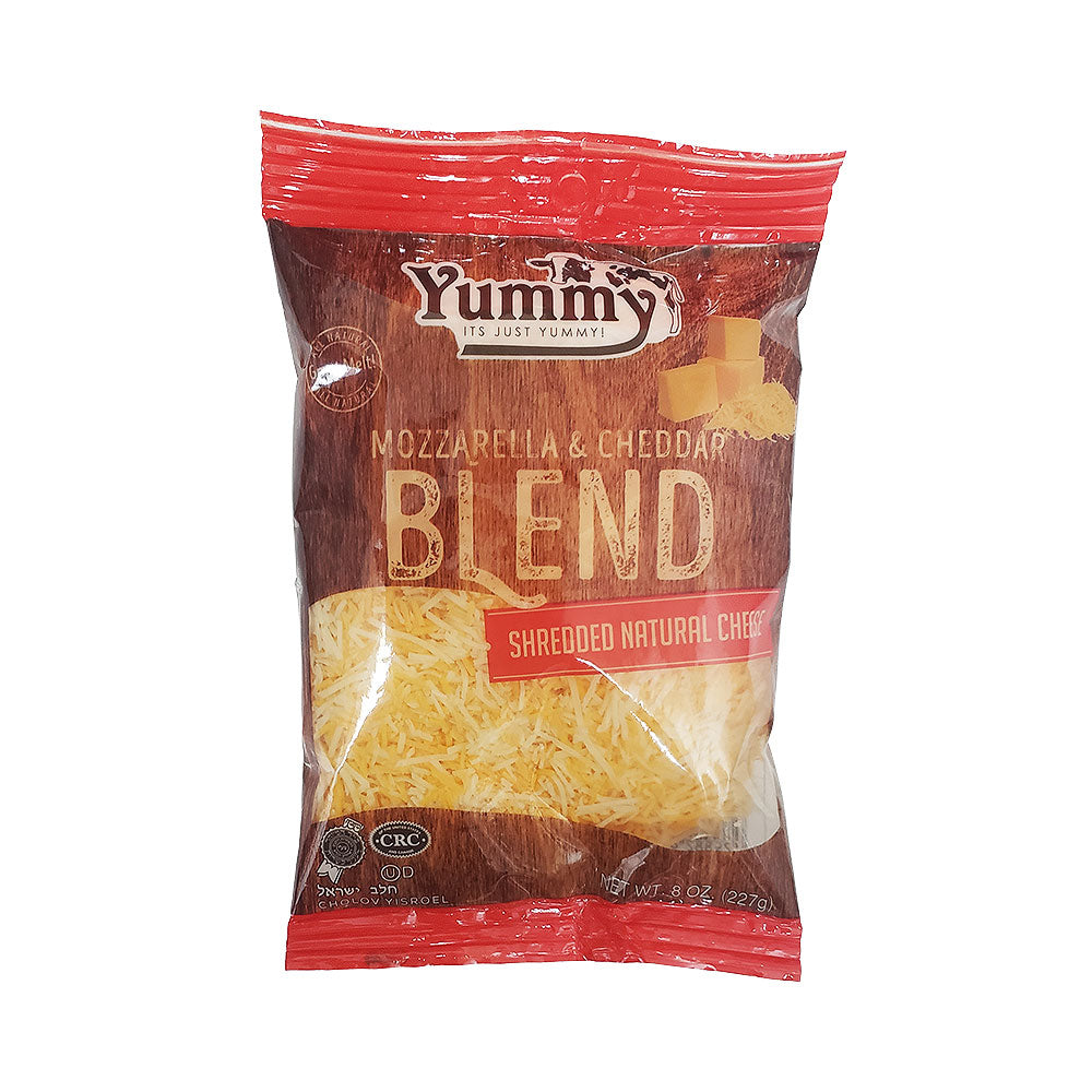 Yummy Shredded Mozzarella & Cheddar Blend 8 oz