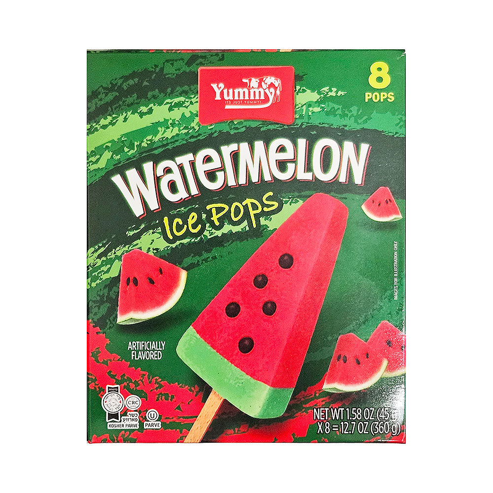 Yummy Watermelon Ices Pops 12.70 oz