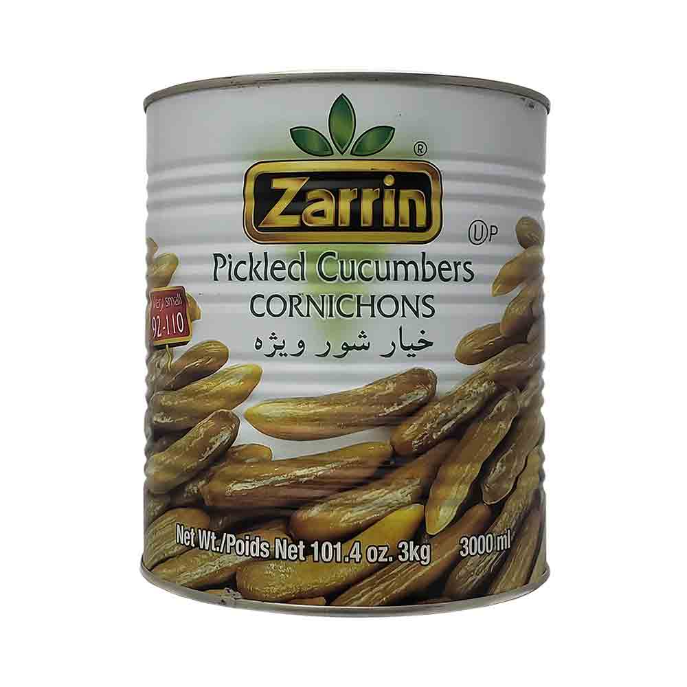 Zarrin Pickled Cucumbers Cornichons 101.4 oz