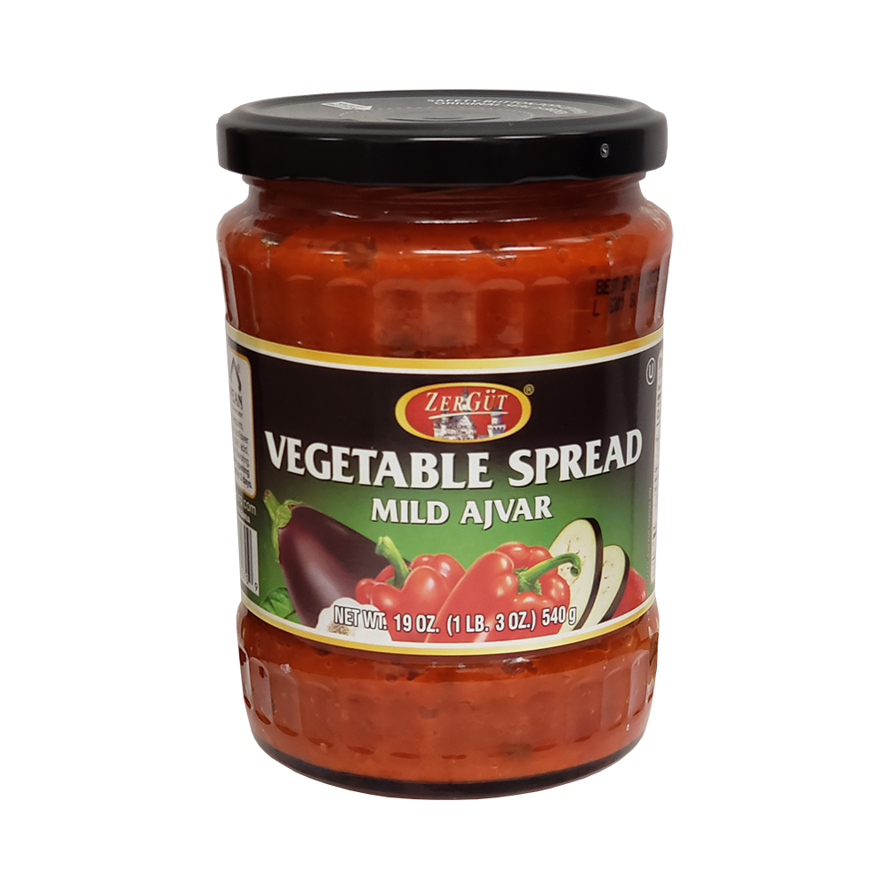 ZerGut Vegetable Spread Mild Ajvar 19 oz