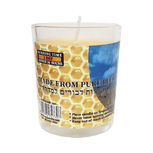 1 Day Memorial Beeswax Candle