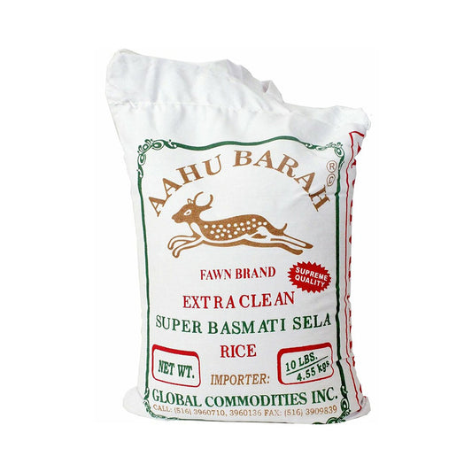 AAHU BAREH Extra Clean Basmati Rice 10 lbs