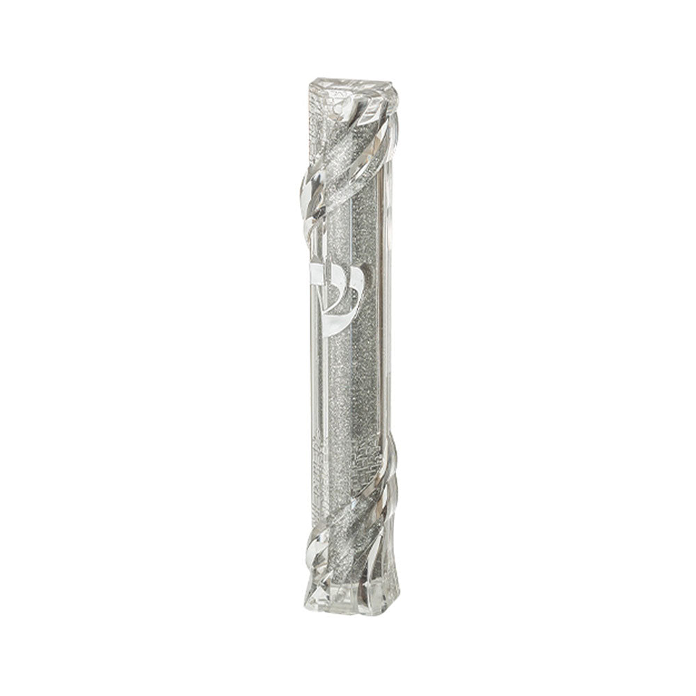 ART Judaica Plastic Transparent Mezuzah with Rubber Cork