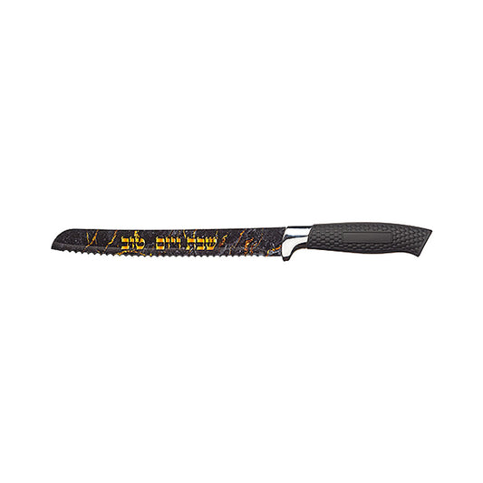 ART Judaica Printed Challah Knife 34 cm - "Shabbat and Holidays"