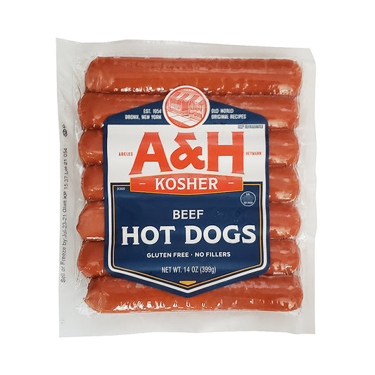 A&H Beef Hot Dogs 14 oz