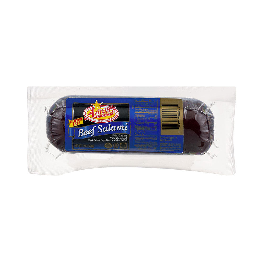 Aaron's Beef Salami 12 oz