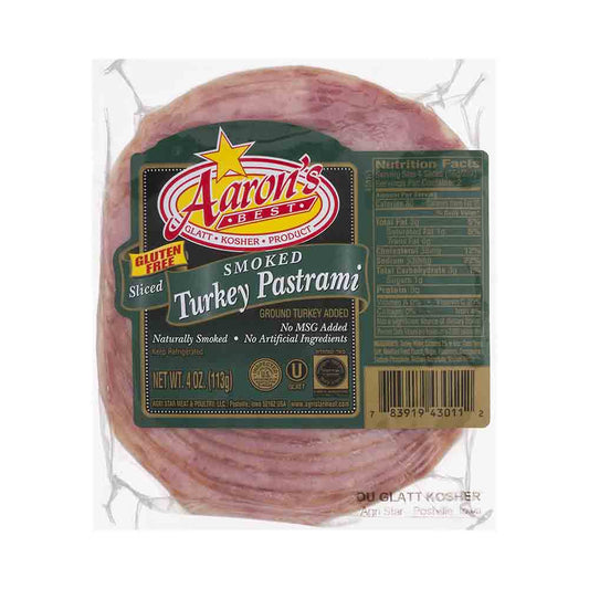 Aaron's Smoked Turkey Pastrami 4 oz